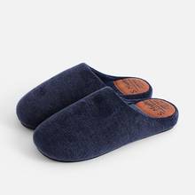 Winter Men Cotton Slippers Indoor Thick Soled Soft Comfortable Male Home Slippers Warm Plush Anti Slip Zapatillas Casa Hombre 2024 - buy cheap