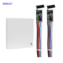 Painel de parede com controle remoto sem fio, mini receptor e transmissor de 433 mhz dc 5v 9v 12v 24v 2024 - compre barato