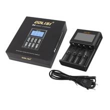 GOLISI S4 4 Slots 2A Smart LCD Battery Charger Charging for Li-ion 18650 26650 AA & AAA Ni-MH Ni-cd Rechargeable Batteries 2024 - buy cheap