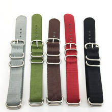 Nato Strap Watch Band Army Sports Nylon Fabric Watchband Stainless Steel Buckle for Women Men Watch Accessories 20mm 22mm 24mm 2024 - buy cheap