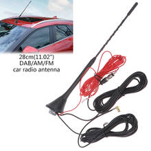 Antena Dab Digital Universal de 24Cm con amplificador para Dab Am/Fm, Conector de antena de Radio automática smb, montaje superior Dak 2024 - compra barato