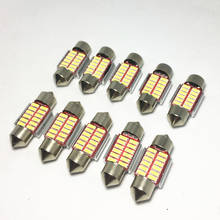 50PCS Doom Lamp Festoon 31mm 36mm 39mm 42mm LED Auto Interior 4014 SMD Car Styling Light C5W C10W Super Bright Canbus Bulb 12V 2024 - buy cheap