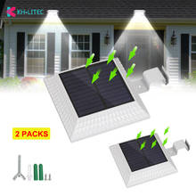 2 Pack Sun Power Smart 12 LED Solar Gutter Light For Houses Outdoor Fence Garden Wall Yard Shed Walkways Anywhere Solar Lamp 2024 - buy cheap