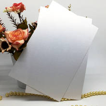 Cartão de convite de papel de pérola, folha interna de papel de inserir para páginas, suporte para cartão de festa de casamento, batismo, 10 unidades 2024 - compre barato