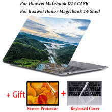 Laptop Case accessories For 2020 Huawei Honor MagicBook 14 new mate d14 case For 2021 huawei Matebook D14 Cover case +gift 2024 - buy cheap