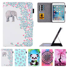 Capa de couro com urso de panda e elefante, para ipad air 2019, 10, 5 polegadas, para ipad 10.5 pro 10.5, ipad air 3 2024 - compre barato