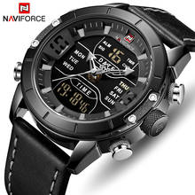 Naviforce relógios masculinos, relógios de marca de luxo top relógio analógico digital com visor duplo para homens moda esporte relógio de pulso de quartzo relógios masculinos 2024 - compre barato