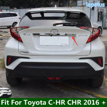 Lapetus Upper Rear Trunk Box Tailgate Boot Door Decoration Overlay Strip Streamer Cover Trim Fit For Toyota C-HR CHR 2016 - 2020 2024 - buy cheap