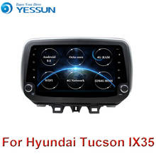 Автомобильный мультимедийный плеер 4G ram для hyundai New Tucson IX35 2018 2019 автомобильный Радио gps Навигация стерео Android 9,0 Восьмиядерный 2024 - купить недорого