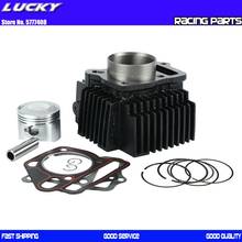 Motorcycle 52.4mm Bore steel cylinder Piston Gasket kit For lifan 125cc LF125 Horizontal Engines Dirt Pit Bike Monkey Bike ATV 2024 - buy cheap