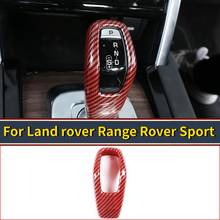 For Land Rover Range Rover Sport RR Sport 2018 2019 2020 ABS Plastic Red Carbon Fiber Gear Shift Head Cover Trim Car Accessories 2024 - buy cheap