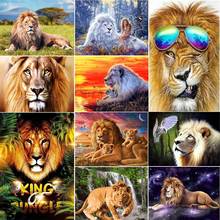 5D Diamond Painting Animal Lion Embroidery Sale Full Square Rhinestone Picture Diamond Mosaic Home Decor Gift DropShip 2024 - buy cheap