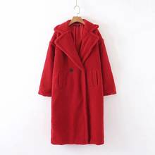 Lins' 85-9119 European and American fashion lambs wool coat coat 2024 - buy cheap