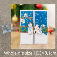 XLDesign Craft Metal Cutting Die die cuts  snow family buckle decoration scrapbook Album Paper Card Craft Embossing die cuts 2024 - buy cheap