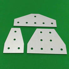 Placa de conexión de 4/6/8 agujeros, tipo T, 3030, 4040, 2040, 3060, 4080, 4590, soporte de esquina, junta para perfiles de aluminio 2024 - compra barato