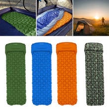 Надувной коврик для кемпинга, палатки, надувной матрас для путешествий, подушка, камуфляж, пеший туризм, туризм, путешествия, надувная кровать, пикник 2024 - купить недорого