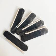 10 pcs black nail file  manicure set pedicure kit disposable nail kit hotel nail file nail art tool wood nail file cuticle 2024 - buy cheap