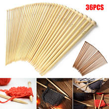 Juego de agujas de tejer de bambú, agujas de tejer de una sola punta para manualidades creativas, MUMR999 2024 - compra barato