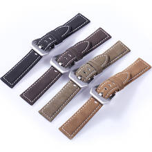 20mm pulseira de relógio genuíno 22mm pulseiras relógio acessórios 20mm pulseira de relógio de couro para samsung galaxy 42mm ativo 2 2024 - compre barato