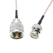 BNC Male to UHF Male PL259 PL-259 Connector Jumper Pigtail FPV RG316 Cable 2024 - buy cheap