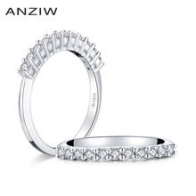 ANZIW-Anillo de Plata de Ley 925 con diamantes de imitación, joyería de compromiso, boda 2024 - compra barato