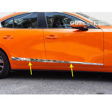 For Mazda 3 Mazda3 Axela M3 2019 2020 2021 Car Body Cover Protection Side Body Door Trim Stick Strip Molding Bumper Frame 2024 - buy cheap