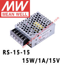 Mean Well RS-15-15 AC/DC 15W/1A/15V Single Output Switching Power Supply meanwell online store 2024 - buy cheap