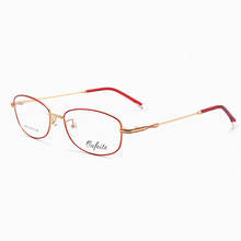 Reven Jate Full Rimless Eyeglasses Frame Optical Prescription Alloy Glasses Frame For Women's Eyewear Female Armacao Oculos 050 2024 - buy cheap