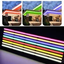 384LEDs/m High Density Soft COB LED Strip Flexible Dimmable FOB LED Ribbon Tape white/red/blue/green/RGB 630leds/m tape lamp 5m 2024 - buy cheap