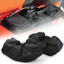 2x Motorcycle Drag Specialties Saddlebag Liners Hard Saddle Bags For Harley Touring 2014 2015 2016 2017 2018 2019 2024 - compre barato