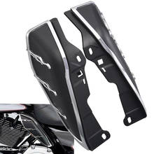 ABS Flame Mid-Frame Engine Air Deflector Heat Shield Trim For 09-16 Harley Touring Trike Motorcycles 2024 - buy cheap