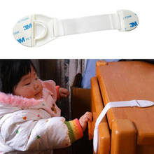 100pc bebê crianças cuidados de segurança fechaduras de plástico cintas infantil bebê proteção gaveta armário da porta do armário wc fechaduras de segurança 2024 - compre barato