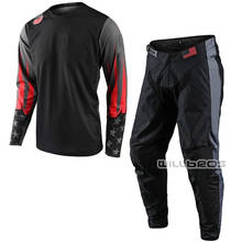 Scooter de equitação dos homens kits mx dirt bike crosskleding 180 se bnkz grijs terno moto motocross camisa calças 2024 - compre barato