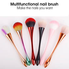 Nail Art Brush Soft Nail Dust Brush Cleaning Remove UV Gel Nail Polish Nylon Brush For Manicure Professional Nails ​Design Tool 2024 - buy cheap
