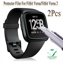 Película protetora de tela ultra fina, transparente e prática, tpu macio, para fitbit versa/fitbit versa 2, smart watch 2024 - compre barato