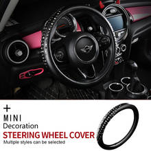 Microfibe leather steering wheel cover Car interior accessories For BMW MINI COOPER  JCW ONE F54 F55 F56 F60 R60 R61 car styling 2024 - buy cheap