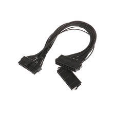 24Pin Power Supply Synchronizer Male To Female ATX Mining 30cm 24 Pin Dual PSU Extension Cable For Computer Adaptor For Mining 2024 - buy cheap