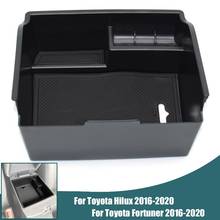 Armrest Storage Box Center Console Container Glover Orgnaizer Holder For Toyota Fortuner Hilux 2016 2017 2018 2019 2020 2024 - buy cheap