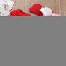 Macacão infantil de algodão, macacão para meninas com manga longa, peça única, macacão + chapéu, roupa para crianças pequenas, outono e inverno 2024 - compre barato