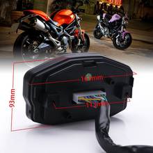 Velocímetro LCD Universal para motocicleta, odómetro Digital de retroiluminación para h-onda Ducati Kawasaki Suzuki, 1,2,4 cilindros 2024 - compra barato