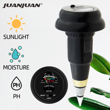 3 in1 Soil Meter PH Light Water Moisture Meter For Garden Plant Flower Soil Analyzer Tester Self-Powered Monitor 40% off 2024 - buy cheap