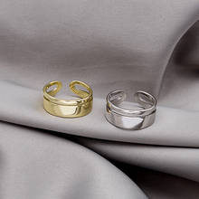 Estilo simples dupla camada anel de abertura para mulheres meninas moda personalidade ajustável dedo jóias presentes festa 2024 - compre barato