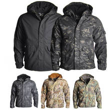 Men Jackets Zipper Warm Hiking Jacket Waterproof G8 Hooded Camouflage Military Jacket Men Windbreaker Fleece Hunting Clothes 2024 - buy cheap