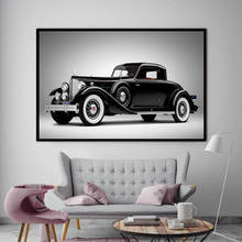 Home Decor HD Print Pictures Black Luxury Sports Car Canvas Painting Wall Art Vintage Nordic Style Poster For Living Room 2024 - buy cheap