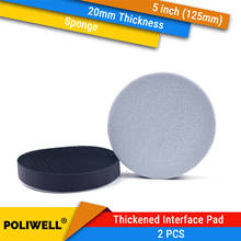 Interface 20mm Engrossado Buffer Pad 5 Polegada Esponja Macia Pad 125 milímetros Gancho e Laço Lixar Almofadas Protetor de Poder ferramentas Acessórios 2024 - compre barato