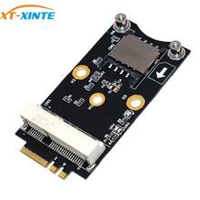 Adaptador XT-XINTE Mini PCI-E A M.2 Key A/E, tarjeta Rise con ranura para tarjeta SIM para módulo WiFi/WWAN/LTE, compatible con Win Linux 2024 - compra barato