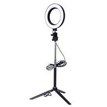 Photography LED Selfie Cold Warm Lighting Dimmable LED Ring Light Phone Video Light Lamp With Tripod Ring Fill Light Youtube 2024 - buy cheap