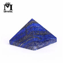 Natural Lapis lazuli Crystal Pyramid Polished Healing Pyramid reiki minerals Quartz Crystals Stone decoration 2024 - buy cheap