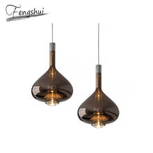 Nordic Ferro Vidro Luminária sala de Jantar LEVOU Pingente Luzes de Iluminação de Luxo Sala de estar Quarto Cabeceira Bar Art Deco Lâmpada Pendurada