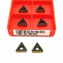 High quality TCMT090204 TCMT 090204 PM4225 Internal Turning Tools Carbide Inserts Cutting CNC Tool Lathe cutter 2024 - buy cheap